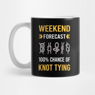 Weekend Forecast Knot Tying Mug